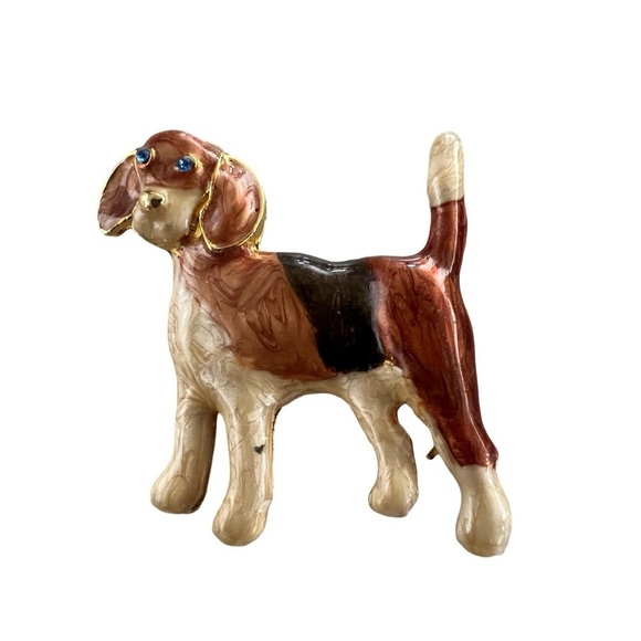 Beagle Brooch Dog  Pin - Picture 1 of 3
